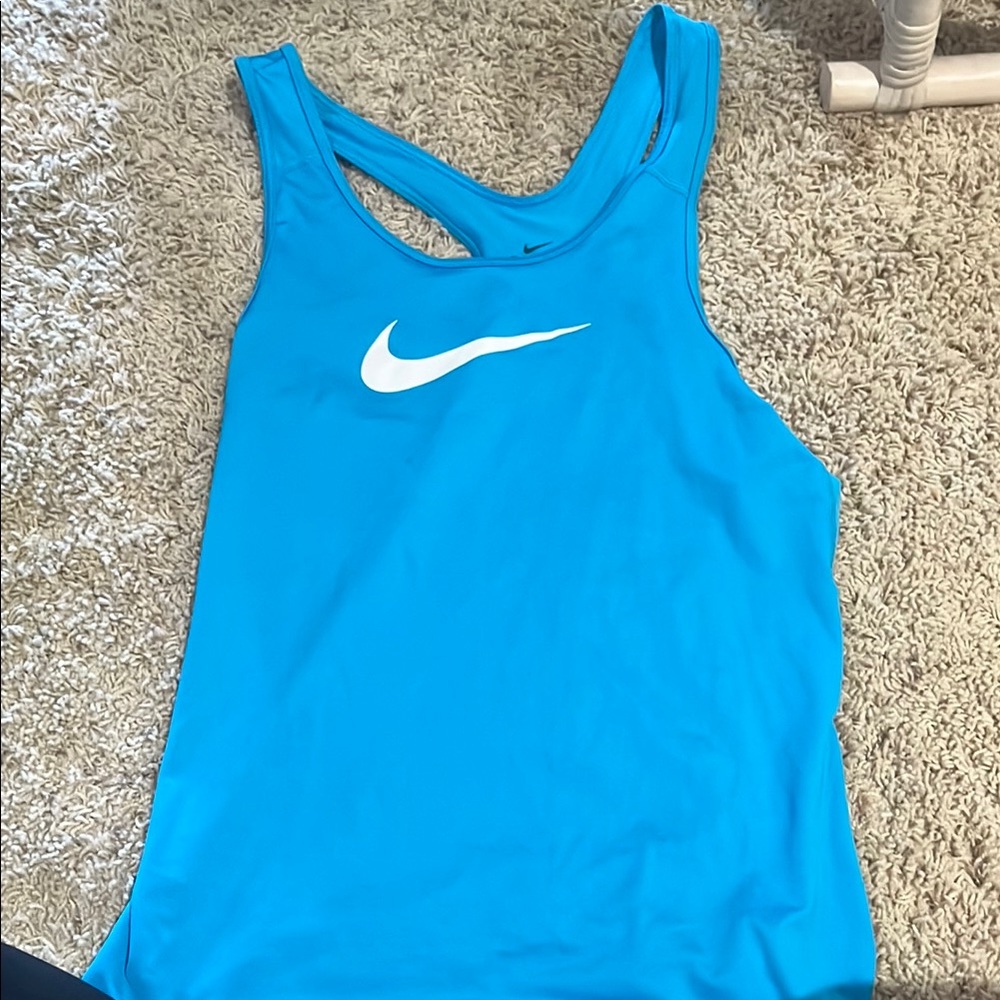 Nike Racerback Tank in Sky Blue
